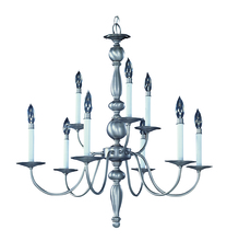 Framburg 7919 MB - 9-Light Mahogany Bronze Jamestown Dining Chandelier