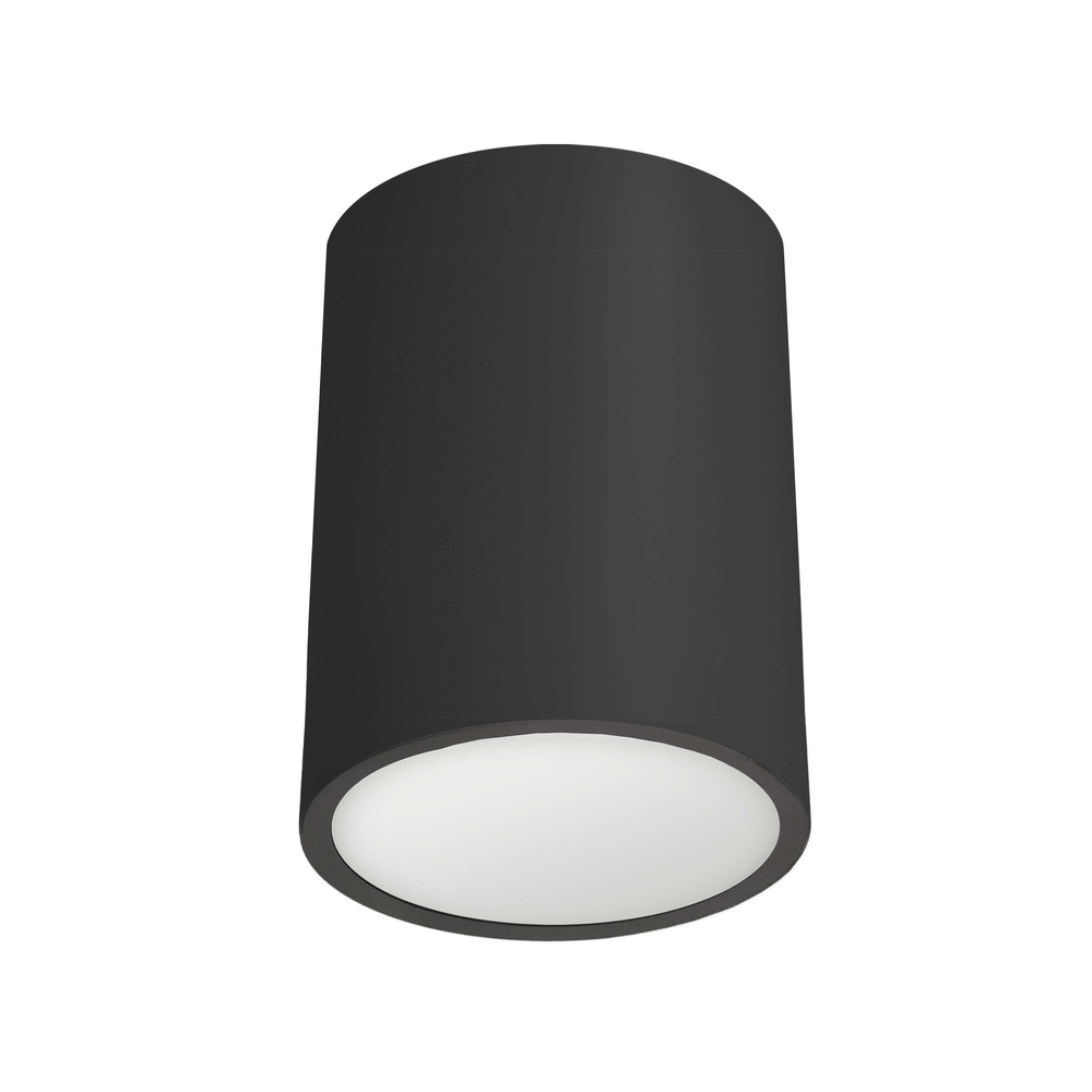 12W Flush Mount, Matte Black