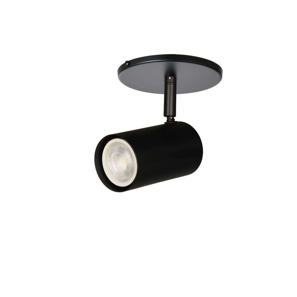 1 Light Spot Light in Matte Black