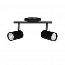 Dainolite TAY-122SF-MB - 2 Light Track Light in Matte Black