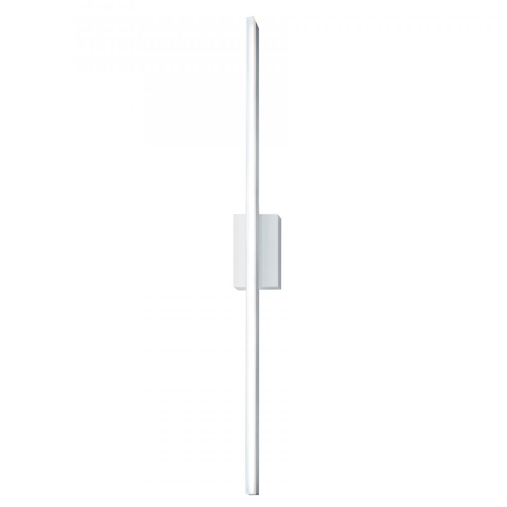 Ava 60'' High Integrated LED Sconce - Gloss White