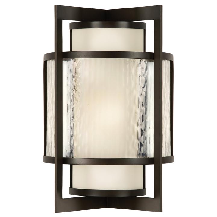 Singapore Moderne Outdoor 24"H Outdoor Wall Sconce